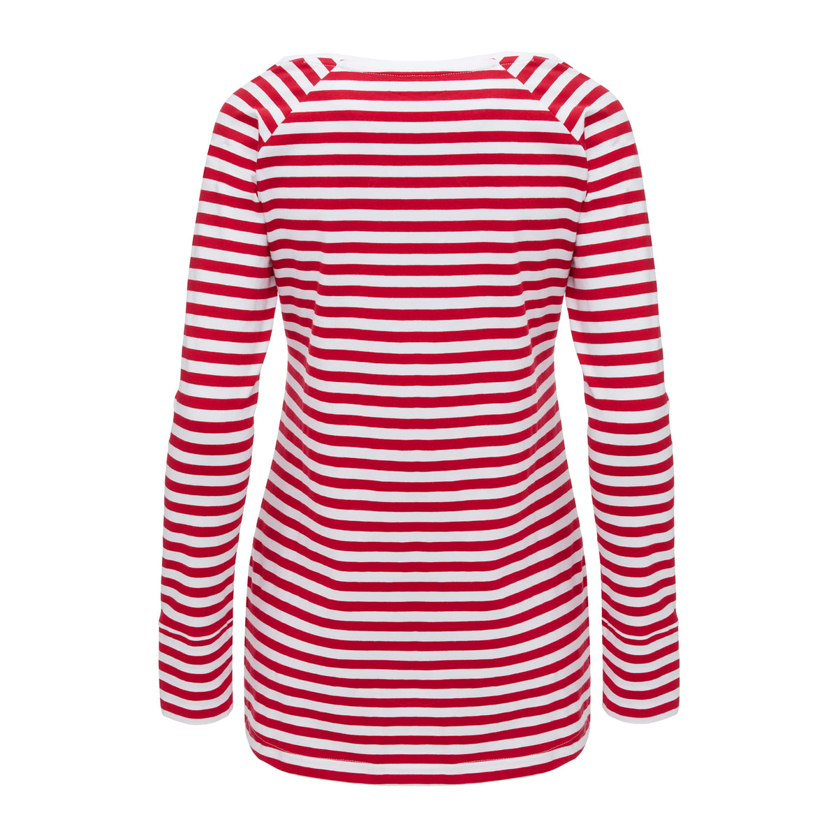 Longsleeve Daily Basic Paski Czerwone