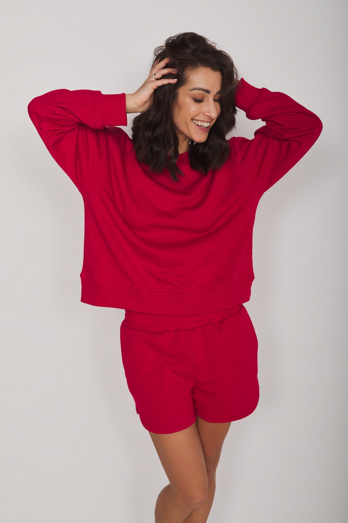 Bluza Klasyk Malinowa Czerwień