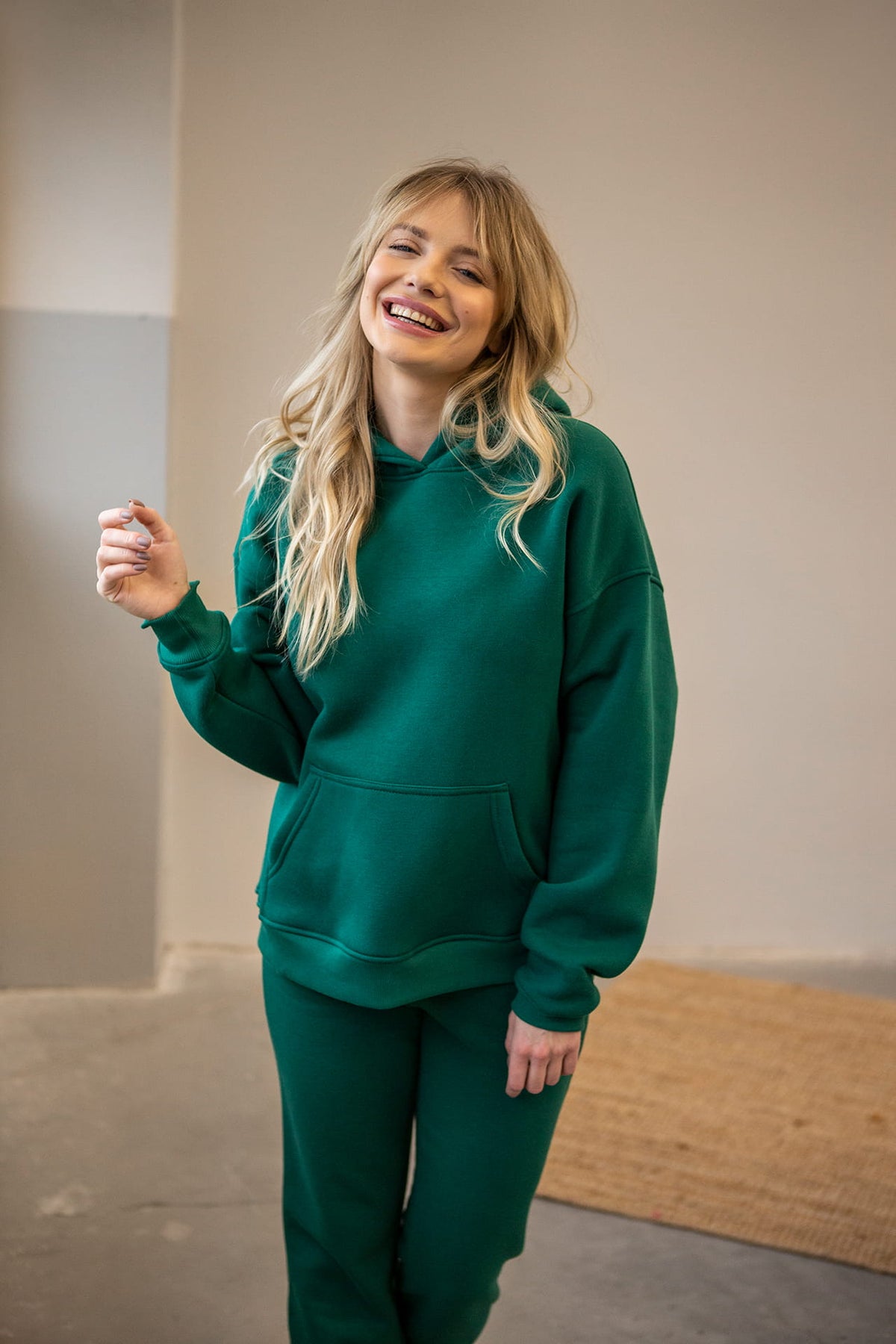 Bluza Smooth Days Butelkowa Zieleń