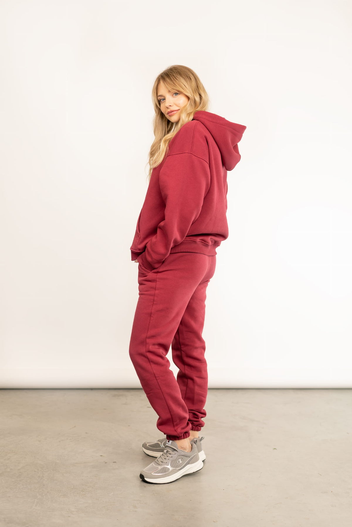 Bluza Smooth Days Burgund