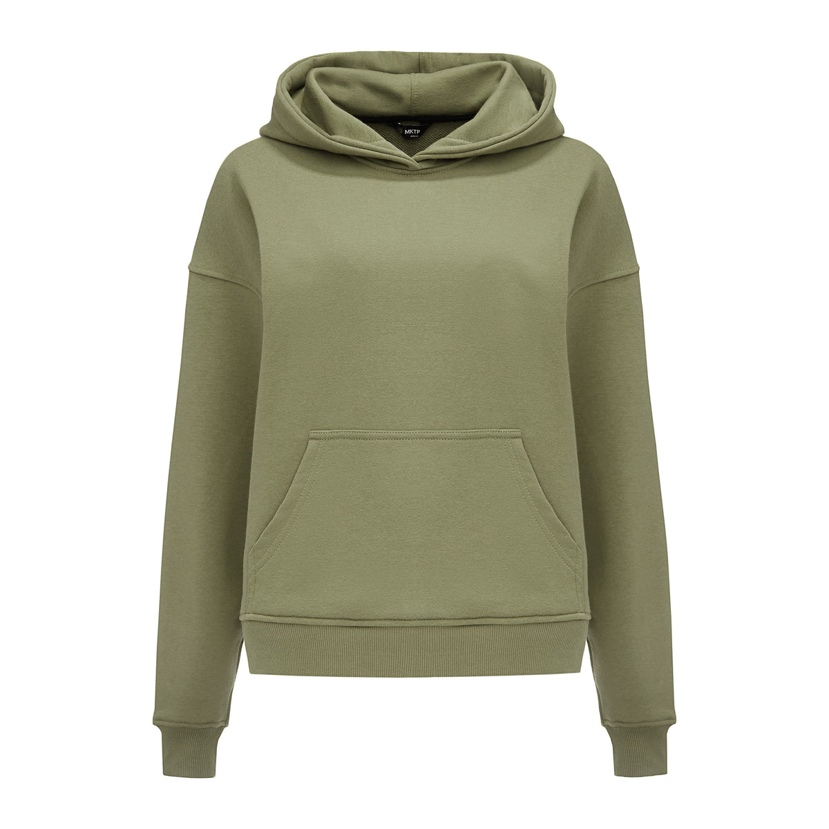 Bluza More Fridays z kapturem Militarna Zieleń