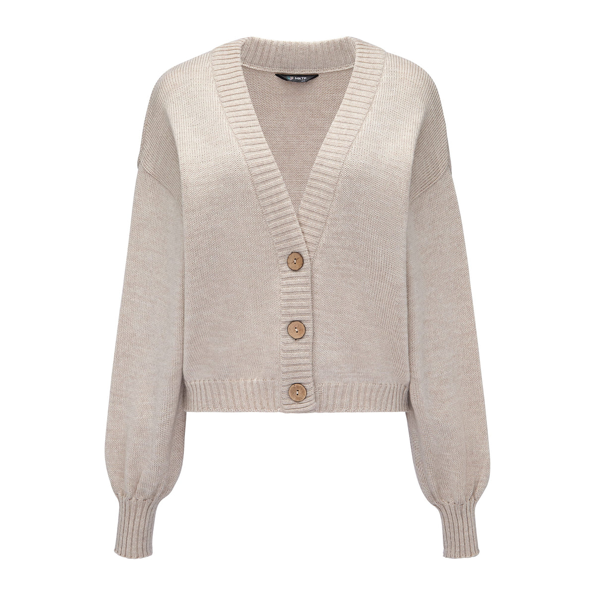 Kardigan Wool Me Tender Beż 100% Wełna Merino