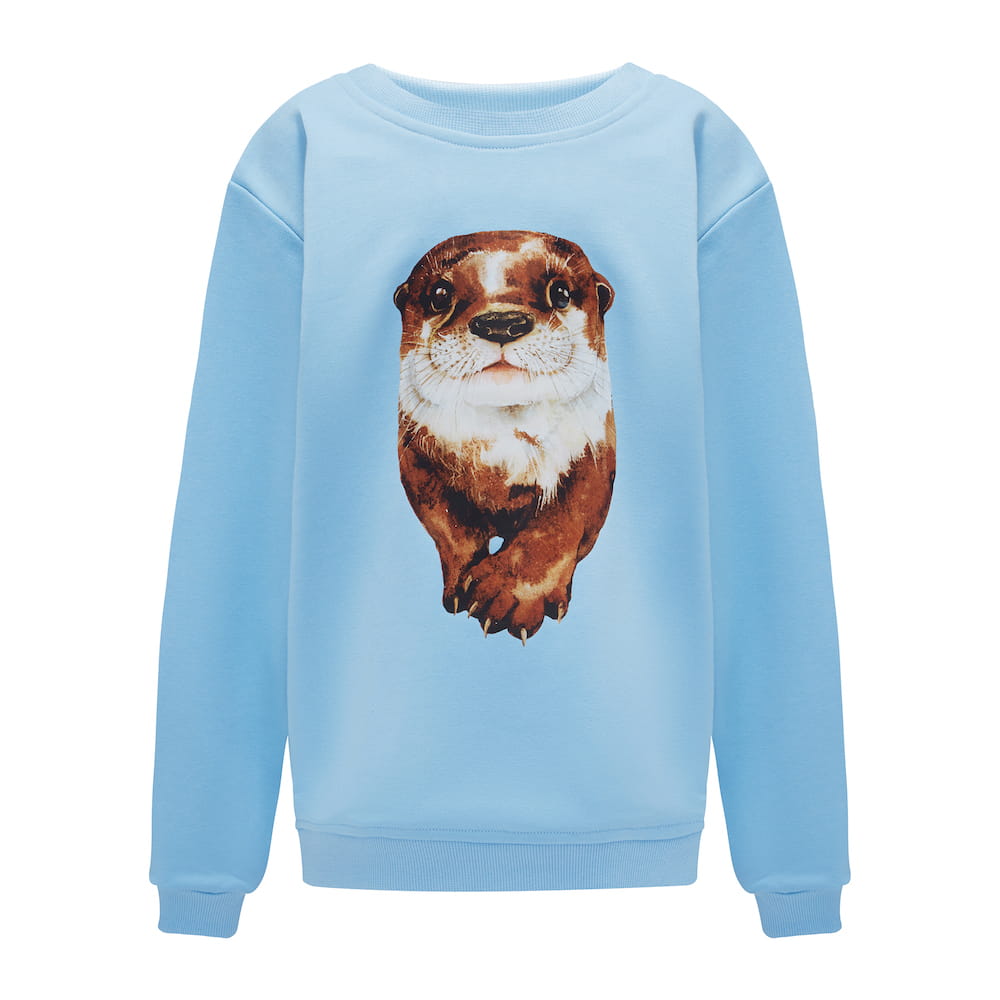 Bluza Kids z Wydrą Błekit