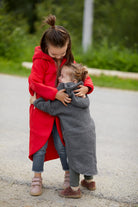 Płaszczobluza KIDS Czerwona