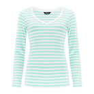 Longsleeve Perfect Lines Paski Aqua
