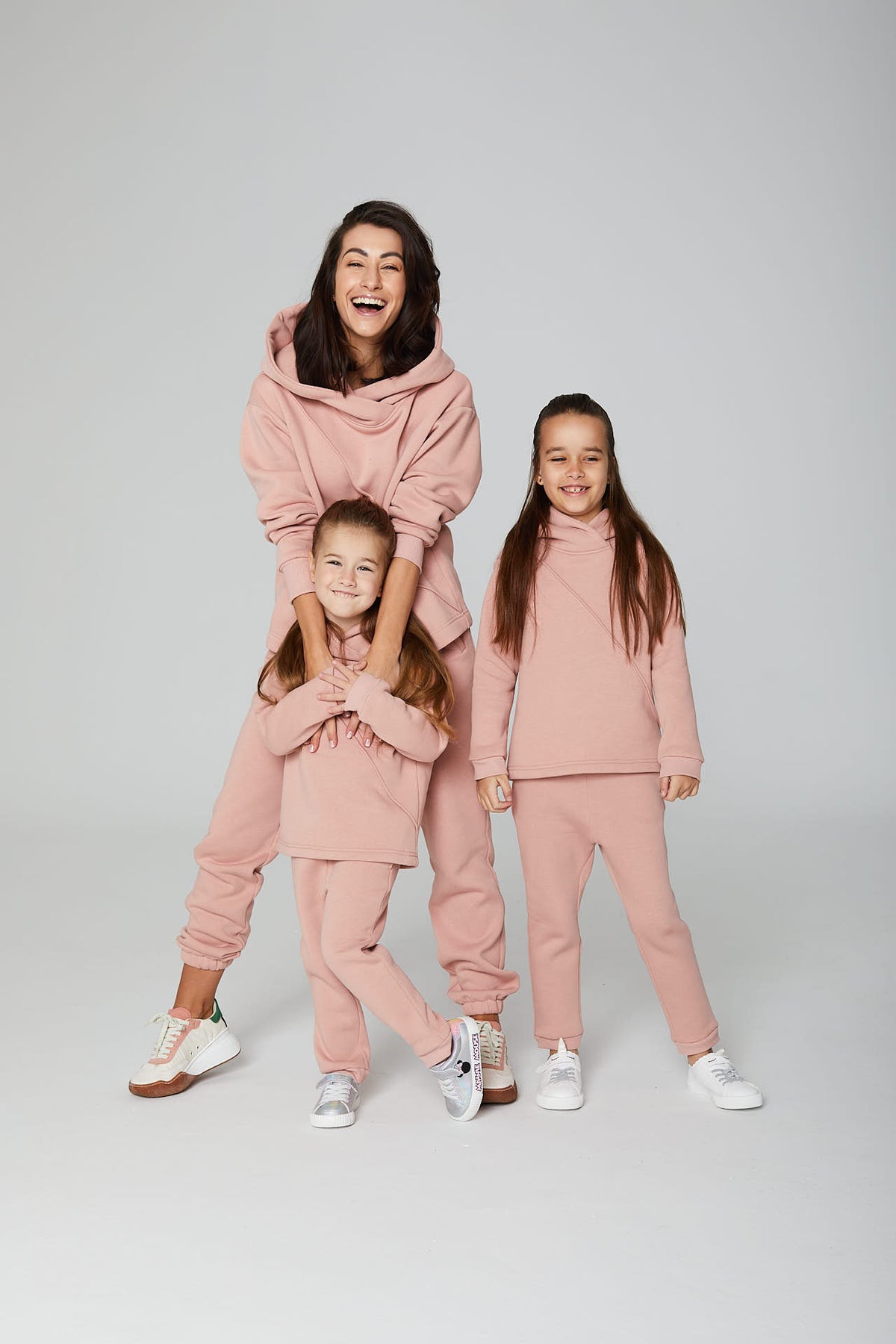 Spodnie Soft Line Kids Smoky Pink