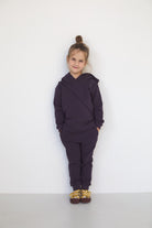 Spodnie Soft Line Kids Śliwka