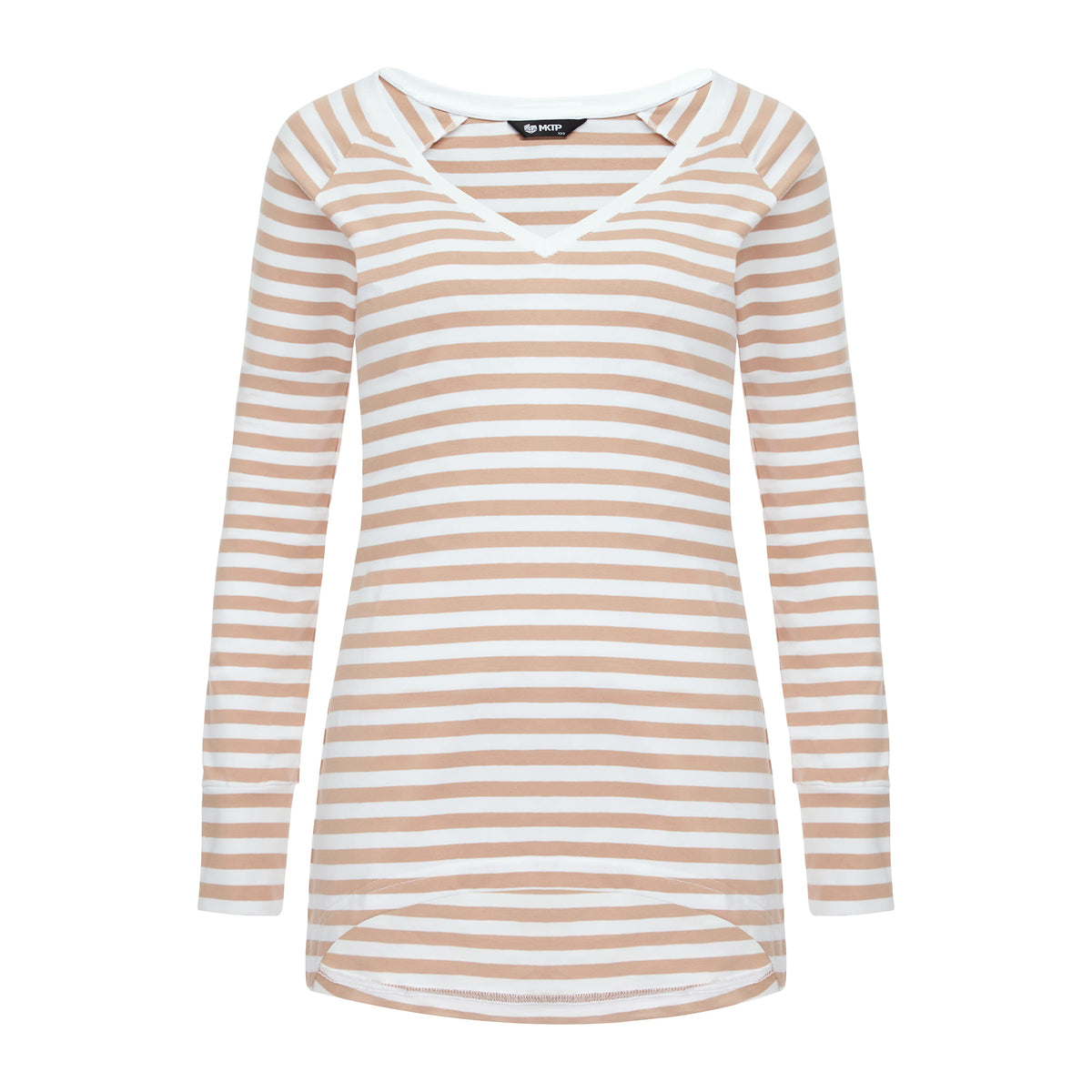 Longsleeve Daily Basic Paski Kawa