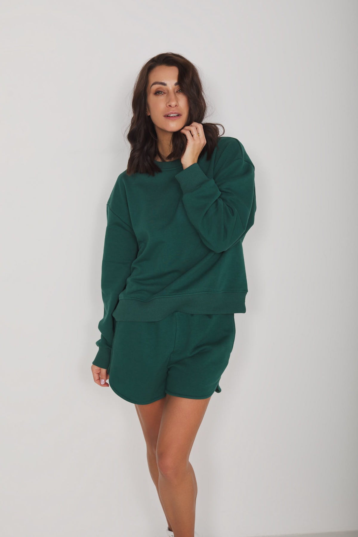 Bluza Klasyk Zielony Ciemny