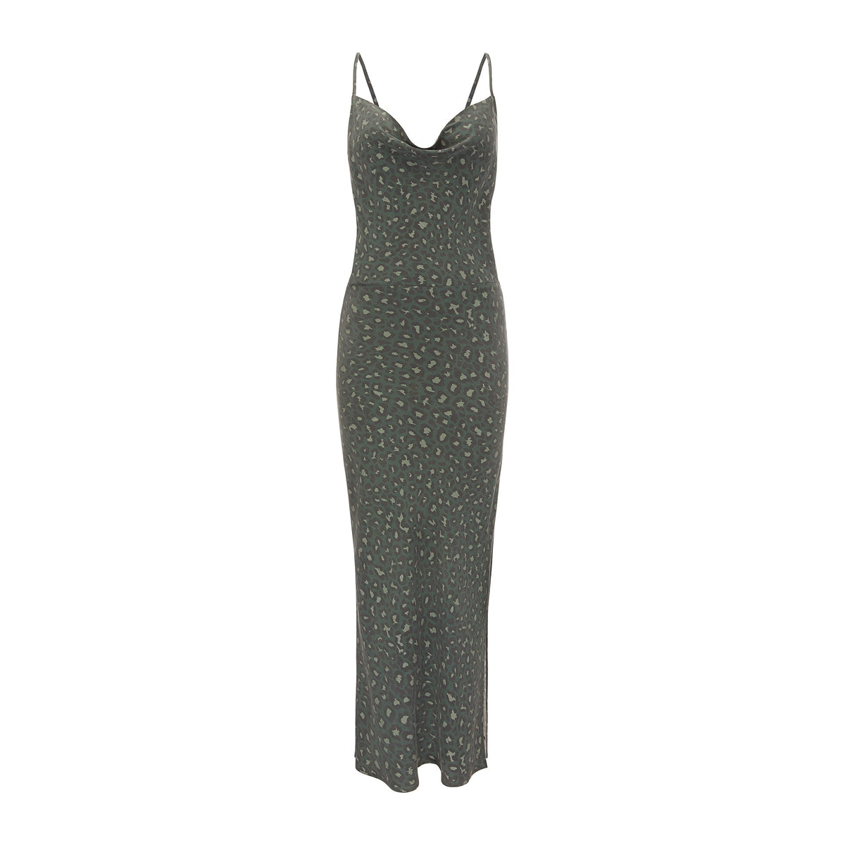 Sukienka Negroni Zielony Leopard