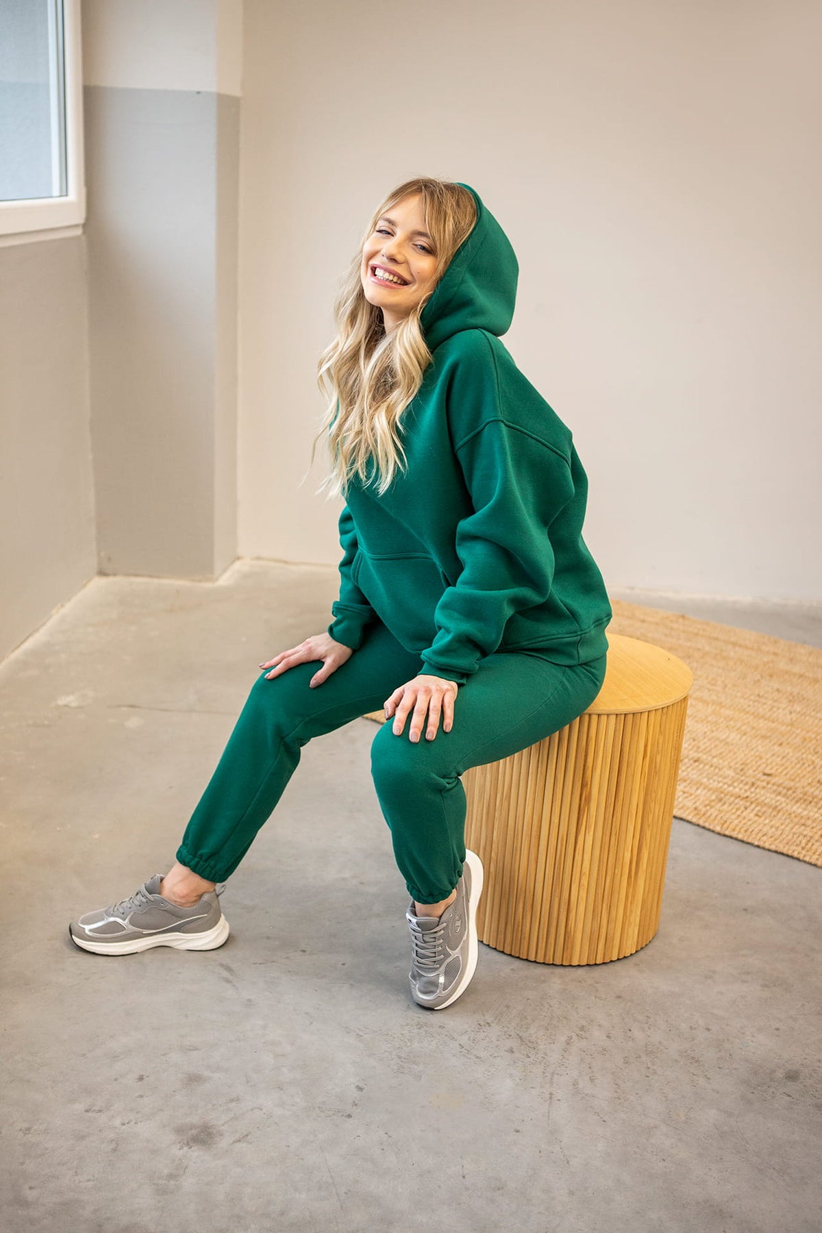 Bluza Smooth Days Butelkowa Zieleń