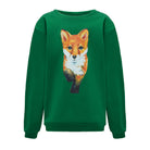 Bluza Kids z Lisem Butelkowa Zieleń