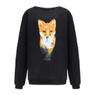 Bluza Kids z Lisem Czarna
