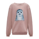 Bluza Kids z Foką Smoky Pink