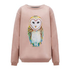 Bluza Kids z Sową Brudny Róż
