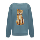 Bluza Kids z Rysiem Niebieski Dżins