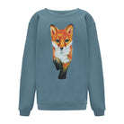 Bluza Kids z Lisem Niebieski Dżins
