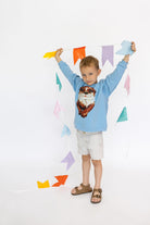 Bluza Kids z Wydrą Błekit