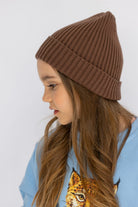 Beanie Organic Jasny Brąz