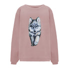 Bluza Kids z Wilkiem Brudny Róż